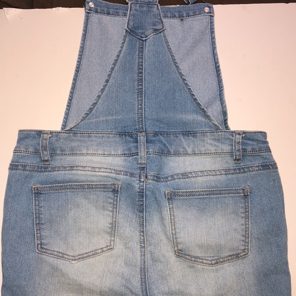 Girl’s Cat & Jack Denim Overall L - Picture 6 of 11